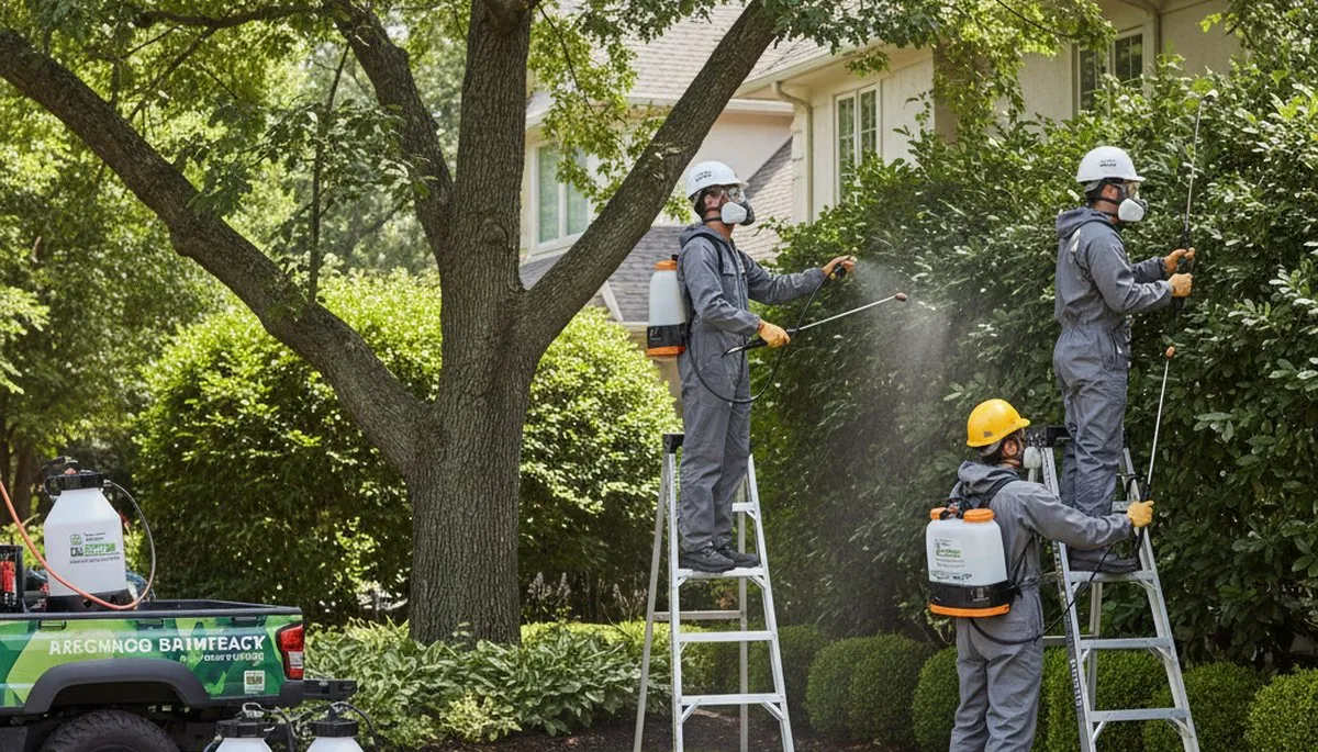 Cape Coral, FL tree service crew providing professional tick control for safer outdoor spaces